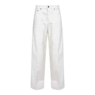 Haikure Straight Jeans, female, White, Size: W26 Bethany Twill 45 Wide-Leg Jeans
