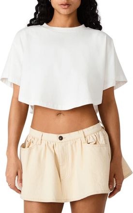 Steve Madden Callom Knit Top in Whisper White at Nordstrom, Size X-Small