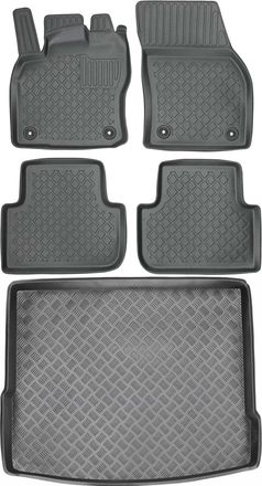 OEM Volkswagen Tiguan Ii Suv De 2016 (juego) - Alfombrillas Para Coche + Alfombrilla Para Maletero