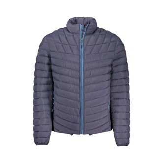 Napapijri Blauwe Polyamide Jas - Heren - Winterjassen - Blauw - S - Jassen