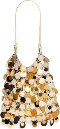Paco Rabanne Multi Disc Shoulder Bag in Guepard /Silver at Nordstrom
