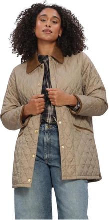 Barbour Dames Jassen Icons Modern Liddesdale Quilted Jacket - Dames - Winterjassen - Beige - M - Jassen