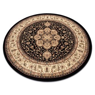 RugsX RugsX Royal Rug in Black | Size: 200 cm diameter