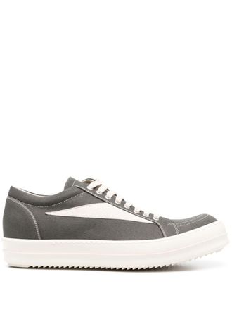 Rick Owens Vintage low-top leather sneakers - men - Calf Leather/Rubber/Fabric/Fabric - 41 - Blue