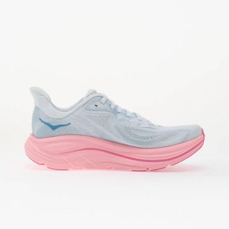 Hoka One One Womens Clifton 10 Running Shoes In Overcast/petal