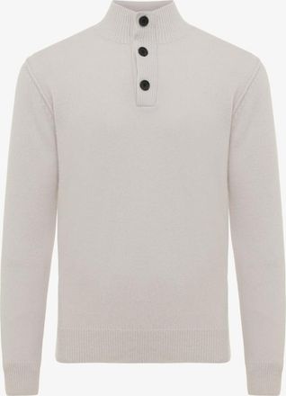 Genti Turtleneck 3 Buttons | Gebroken wit