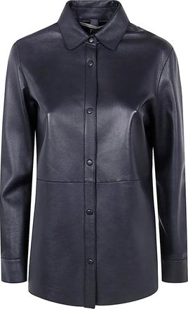 The Jackie Leathers Camicia in pelle - Blu