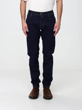 Jacob Cohen Jeans slim fit in denim di cotone a vita media con cinque tasche