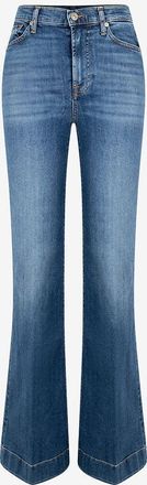 7 For All Mankind Jeans mit ausgestelltem Bein aus Baumwolle Modern Dojo Slim Illusion