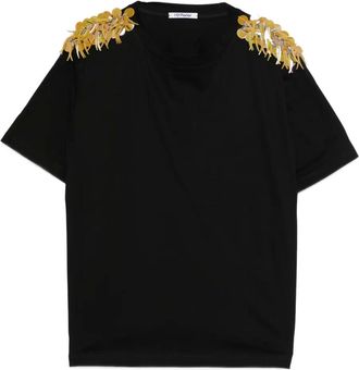 Parlor T-shirt con applicazione - Nero