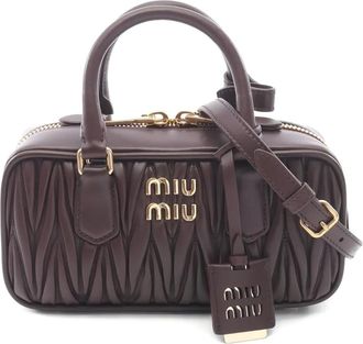 Miu Miu 2020s matelassé handbag - Red