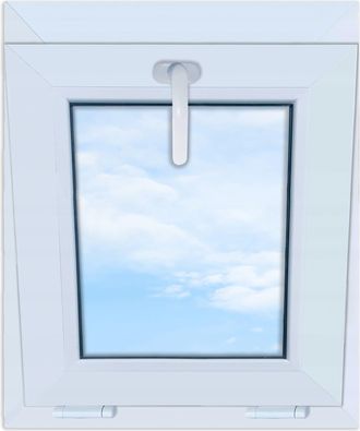 OEM Ventana De Pvc Blanca, Abatible, 50x60, Nueva, 500x600, Abatible, Doble Acristalamiento