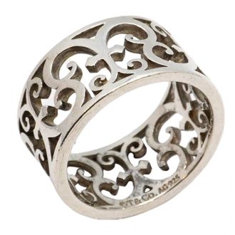 Tiffany & Co. Silver 925 Band Ring (Pre-Owned)