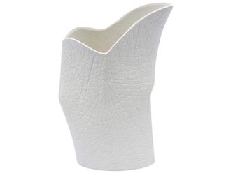 Schubiger M&ouml;bel Vase Matt Weiss H: 37 cm