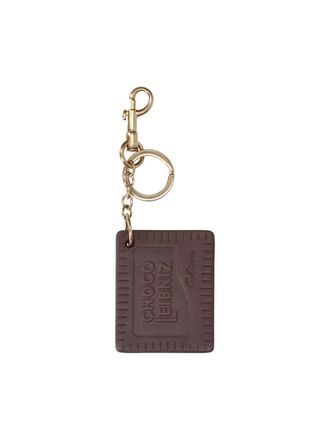 Anya Hindmarch Womens Keychains Brown Goat Leather