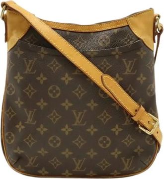 Louis Vuitton Pre-owned Cross Body Bags, female, Brown, Size: ONE SIZE Pre-owned Canvas Cross Body Bag