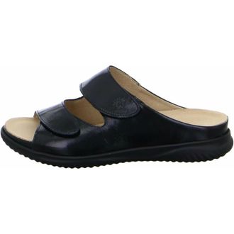 Hartjes Sandaal met open neus - Dames - Schoenen - Zwart - Maat: 37 EU Leer