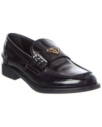 Prada Brushed Leather Loafer