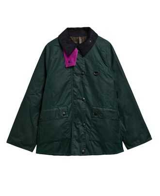 Barbour ba x Paul Smith Spey Wax Jkt Fw26 Wax Cot Outw
