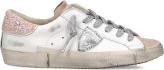 Philippe Model Sneakers PRSX con glitter - Bianco