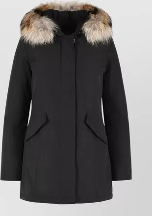 Woolrich cotton blend puffer parka
