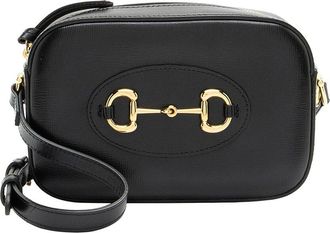 Gucci Black Calfskin Horsebit 1955 Mini Camera Bag (Authentic Pre-Loved)