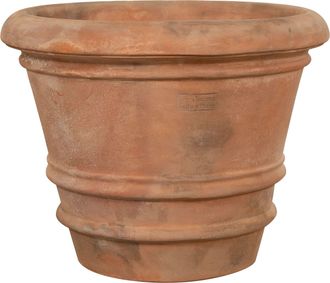 Biscottini International Jarr&oacute;n De Terracota 50x40 Cm Macetero De Exterior Jardinera De Jard&iacute;n Florero Hecha A Mano Para Balc&oacute;n Tarro Anticongelante