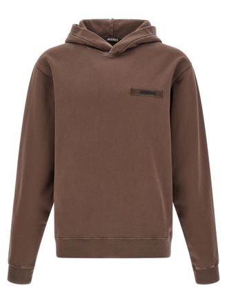 Jacquemus Brown Logo Hoodie
