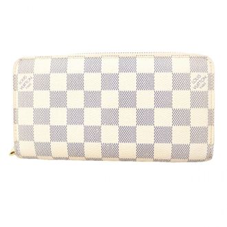 Louis Vuitton White Long Wallet (Bi-Fold) (Pre-Owned)