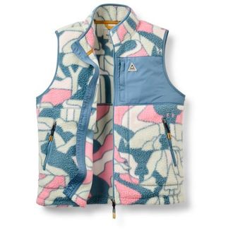 Passenger Home Full Zip Recycled Sherpa Gilet Fleecegilet f&uuml;r Damen | bunt