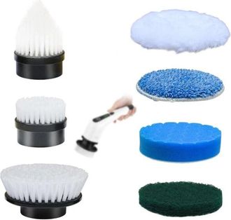 OEM Cabezales De Repuesto Para Cepillos El&eacute;ctricos Leebein, Kit De Accesorios De 7 Piezas Para Cepillos De Limpieza Inal&aacute;mbricos De Todas Las Marcas Ans-8