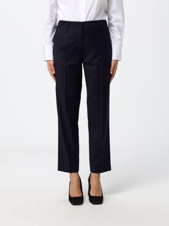 Tela Pantaloni sartoriali slim fit in misto lana con pinces a vita media