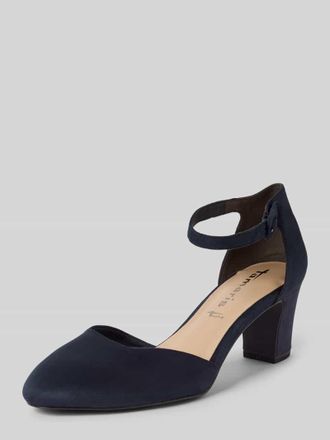 Tamaris Tamaris Pumps mit Blockabsatz in Dunkelblau, Gr&ouml;&szlig;e 37