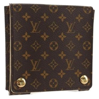 Louis Vuitton Pre-owned Wallets, female, Brown, Size: ONE SIZE Pre-owned Canvas Pouch