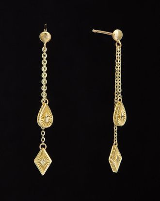 Italian Gold, Inc 14K Tear Drop & Shape Dangle Earrings