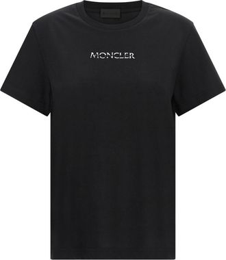 Moncler Black Logo Crew Neck T-Shirt