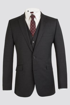 Scott Mens Contemporary Fit Suit Jacket - Grey - Size 48 Regular