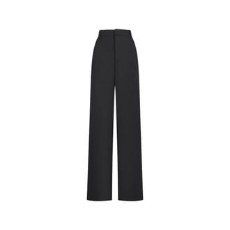 Blumarine Pantalones Anchos - Trousers - Mujer - Negro - 2XS
