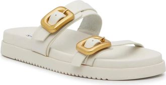 Steve Madden Margey Sandals Womens USOff White Adjustable Straps GAL661