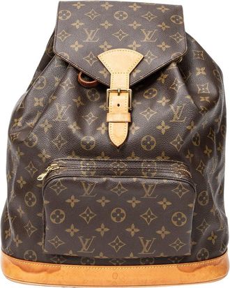 Louis Vuitton Brown Monogram Canvas Montsouris (Authentic Pre-Loved)