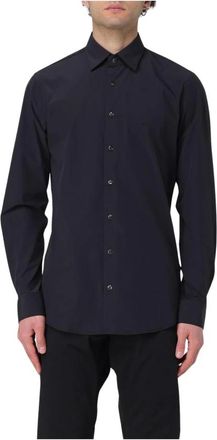Michael Kors Blauw Casual Overhemd met Knoopsluiting - Heren - Casual Overhemden - Zwart - XL - Katoen - Overhemden