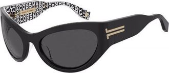 Marc Jacobs Grey Antireflex Wrap Ladies Sunglasses MJ 1087/S 0807/2K 61