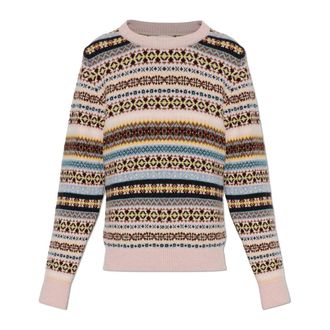 &Daughter Kilda Shrunken Fairisle - - Knitwear - Donna - Multicolore - S
