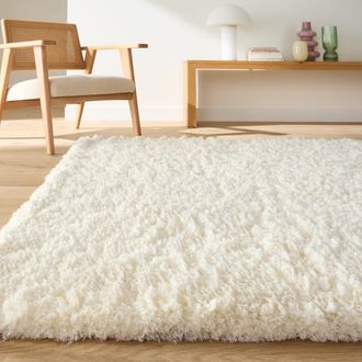 La Redoute Interieurs Tapijt shaggy, wollen aspect, Albia