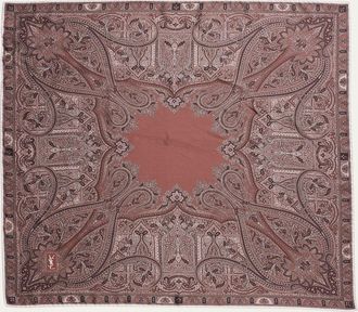 Saint Laurent Vintage Paisley Silk Twill Scarf