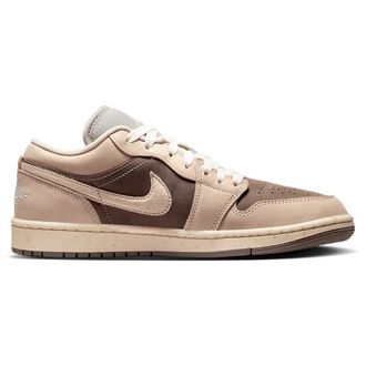 Nike Jordan Womens AJ 1 Low SE - Shoes Enigma Stone/Oatmeal/Pale Ivory Size 10.0