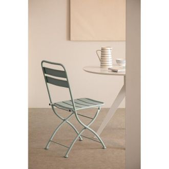 Sklum Sklum - Pack De 4 Sillas De Comedor Plegables En Acero Janti