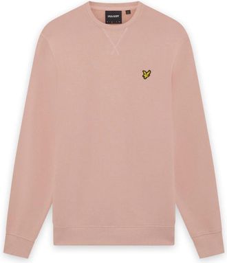 Lyle & Scott Mid Layers Crew Neck Sweatshirt - Heren - Sweatshirts - Roze - S - Katoen - Hoodies & sweatvesten