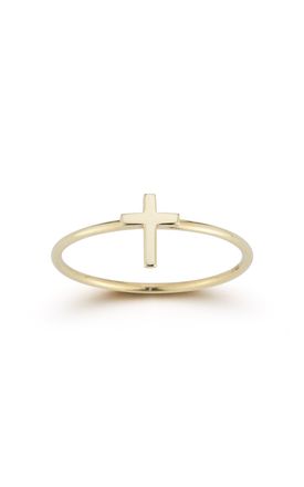 Ember Fine Jewelry 14K Gold Cross Ring