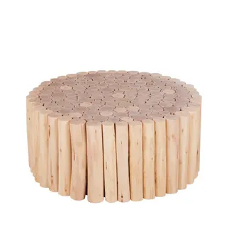 Maisons du monde Mesa auxiliar de madera de eucalipto